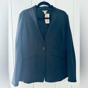 NWT Duluth Trading Black Blazer / 10